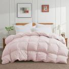 Edredom Joysoul Twin Size Down All Season rosa