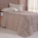Edredom King Toque De Plumas 260 Fios New 240x260cm Cogumelo