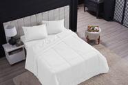Edredom liso queen size avulso 100% algodão percal 200 fios