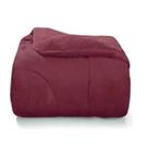 Edredom Plush Inove Solteiro Grape Liso - Hedrons