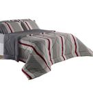 Edredom Queen BBC Textil Malha Dupla Face 240x260cm Cinza 48