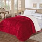 Edredom Queen Coberdrom Sherpa/Mantinha Everest 1 Peça - Vermelho Edredom Queen Coberdrom Sherpa/Mantinha Everest 1 Peça - Vermelho
