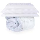 Edredom Queen com Fronhas 200 Fios Dabu - Naturalle Fashion