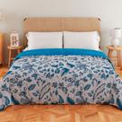 Edredom Queen de Malha 100% Algodão e Plush Dupla Face Antialérgico 235x260cm BF Colchões Edredom Queen de Malha 100% Algodão e Plush Dupla Face Antialérgico 235x260cm BF Colchões