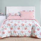 Edredom Queen Percal 200 Fios Dupla Face 01 Peça Cotton Select Hortência