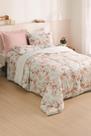 Edredom Queen Size Dupla Face Estampado Floreando 240x2,50m