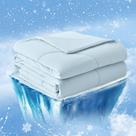 Edredom refrescante Cozy Bliss tamanho Queen, leve e azul Edredom refrescante Cozy Bliss tamanho Queen, leve e azul