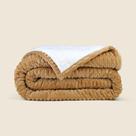 Edredom Sherpa Tex Amarelo - ACASA