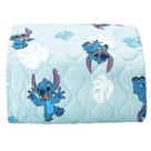 Edredom Solteiro 1,60m X 2,40m Disney Stitch Azul - Hedrons