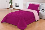 Edredom Solteiro Box 2,20x1,60 Gramatura da Manta 120gr/m2 Pink com Rosa