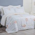 Edredom Solteiro Coberdrom Top Line Estampado Hipercal-sherpa 2 Peças - Garden