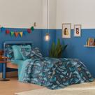 Edredom Solteiro Estampado Atlantix 150x220cm 100% Algodão