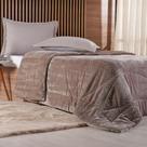 Edredom Solteiro Plush Sense Dupla Face 100% Poliéster 160x220cm