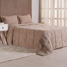 Edredom Super King Toque de Plumas 260 Fios New 260x280cm Tessi Areia Cinzenta