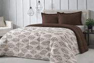 Edredom Tropical Micropercal 400 Fios Estampado Dupla Face Volumoso Premium Hipoalergênico