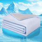 Edredom Wolliwa Cooling Twin Size Cold Tech azul claro