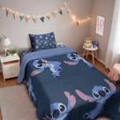 Edredrom Casal Disney stitch estampado azul ou rosa stitch pequeno defeito de fabrica Edredrom Casal Disney stitch estampado azul ou rosa stitch pequeno defeito de fabrica
