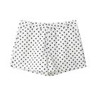 EDSA Mulheres Polka Dot Shorts Cintura Alta Calças Curtas Retas para Feminino Primavera Verão
