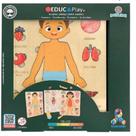 Educaplay QuebraCabeça Corpo Humano Polibrinq