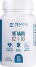 Efeitos clínicos do suplemento vitamínico Vitamina K2 + D3 60 cápsulas