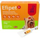 Efipet 3+ 0,67ml antipulga e carrapato para cães até 4kg ibasa