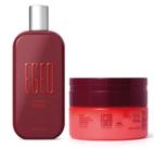 Egeo Choc High: Desodorante Colônia 90ml + Suflê Hidratante Desodorante Corporal 250g