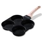 Egg Pan CAROTE, frigideira antiaderente de granito, 4 xícaras, preta Egg Pan CAROTE, frigideira antiaderente de granito, 4 xícaras, preta