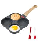 Egg Pan HUPECHAM com revestimento antiaderente de granito de 4 xícaras com acessórios Egg Pan HUPECHAM com revestimento antiaderente de granito de 4 xícaras com acessórios