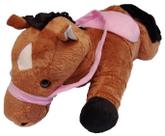 Égua Lipy de Pelúcia Marrom 62 cm Antialérgica
