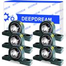 Eixo de 1 polegada com rolamento de bloco de almofadas DEEPDREAM UCP205-16 (pacote com 6)