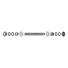 Eixo Dianteiro Completo Shimano HB-RM66 Y2U898010