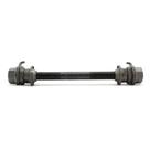 Eixo Dianteiro Maciço 3/8"x140mm c/ Contra Porca e Guarda Pó Preto