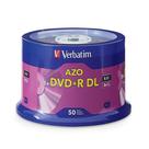 Eixo DVD+R DL 8,5 GB 8X Verbatim 50 unidades - Superfície de marca