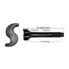 Eixo Expansores S Freio Ar Esq. Diant. Vw Teg607047/ Iveco 7149123/ Ford..