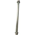 Eixo roda dianteiro ybr125 00-08/factor125-125i 09-21(lona)