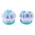 Ejetor Cortador Flor - FT294 - 2 unidades - Silver Plastic - Rizzo