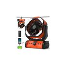 Ejetor de ventilador de acampamento portátil recarregável 24000mAh com LED