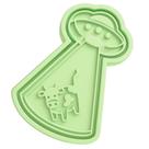 Ejetor Modelador Para Doces ALIEN NAVE ESPACIAL ABDUÇÃO ALIENIGENA Brigadeiros Docinhos Massa Biscuit Biscoito Resistent