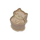 Ejetor Modelador Para Doces GATINHO GATO Brigadeiros Docinhos Massa Biscuit Biscoito Resistente Massinha Modelar Pasta A