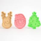 Ejetor Modelador Para Doces NATAL PAPAI NOEL FELIZ NATAL ARVORE Brigadeiros Docinhos Massa Biscuit Biscoito