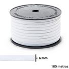 Elástico Branco Pigeon 6mm Rolo com 100 Metros- São José
