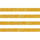 Elástico Chato Metalizado 7mm Amarelo com Ouro Marpax 10m