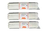 Elástico chato N14- 0.7mm branco Kit 3 rolos de 10 metros