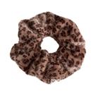 Elástico De Cabelo Feminino Macio E Elástico Com Estampa De Leopardo Para Rabo De Cavalo