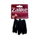 Elástico de Cabelo Zalike Sem Emenda Preto 6 Unidades Amarrador Resistente que Não Puxa Nem Quebra