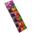 Elastico de silicone na cartela rainbow color band