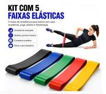 Elastico Extensor Mini Band Treino De Perna Gluteo E Panturrilha Academia Em Casa Kit 5 Unid Elastico Extensor Mini Band Treino De Perna Gluteo E Panturrilha Academia Em Casa Kit 5 Unid