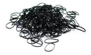 Elástico preto de Silicone para Cabelo