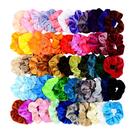 Elásticos de cabelo Chloven Premium Velvet, 55 unidades para mulheres e meninas