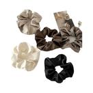 Elásticos De Cabelo De Cetim Sedoso Para Coque De Bailarina, Para Vários Volumes De Cabelo 1/5 Peças Elásticos De Cabelo De Cetim Sedoso Para Coque De Bailarina, Para Vários Volumes De Cabelo 1/5 Peças